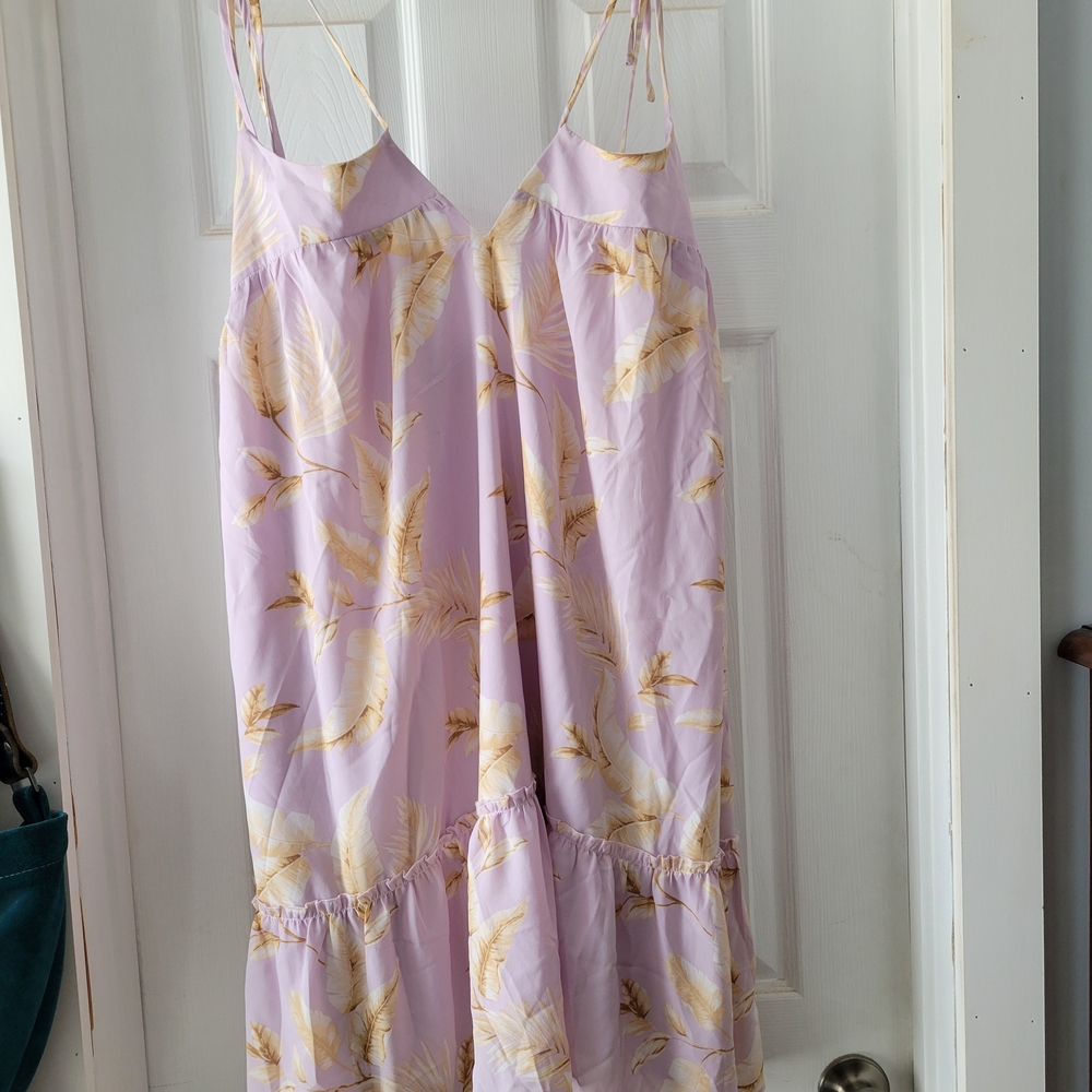 Floral Pink and Yellow Sundress